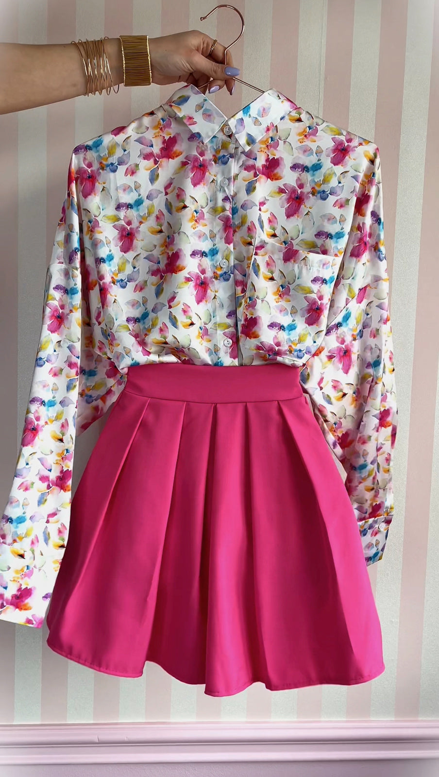 SPÓDNICA w różowym kolorze id:1096