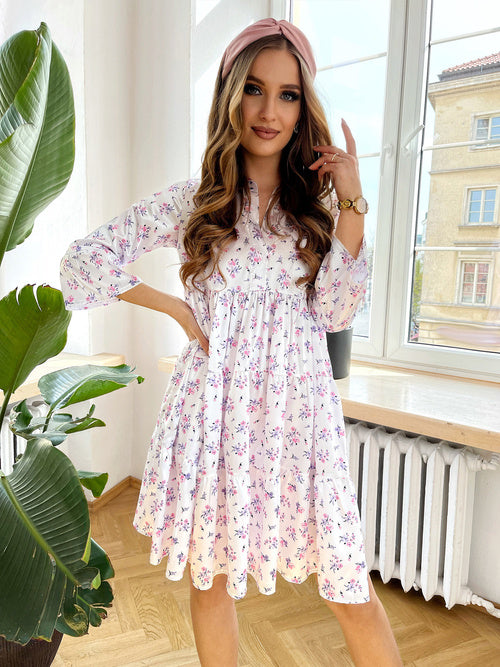 Sukienka oversize ze stójką id:403a