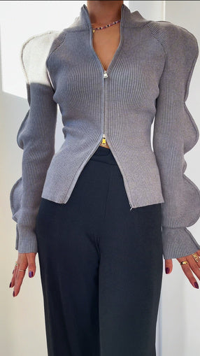 Długie spodnie na gumkę z delikatnej tkaniny id:1533