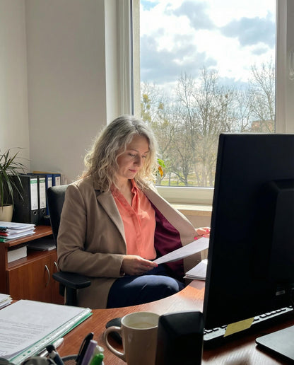 Beżowa marynarka z paskiem i wiśniową podszewką id:2299A