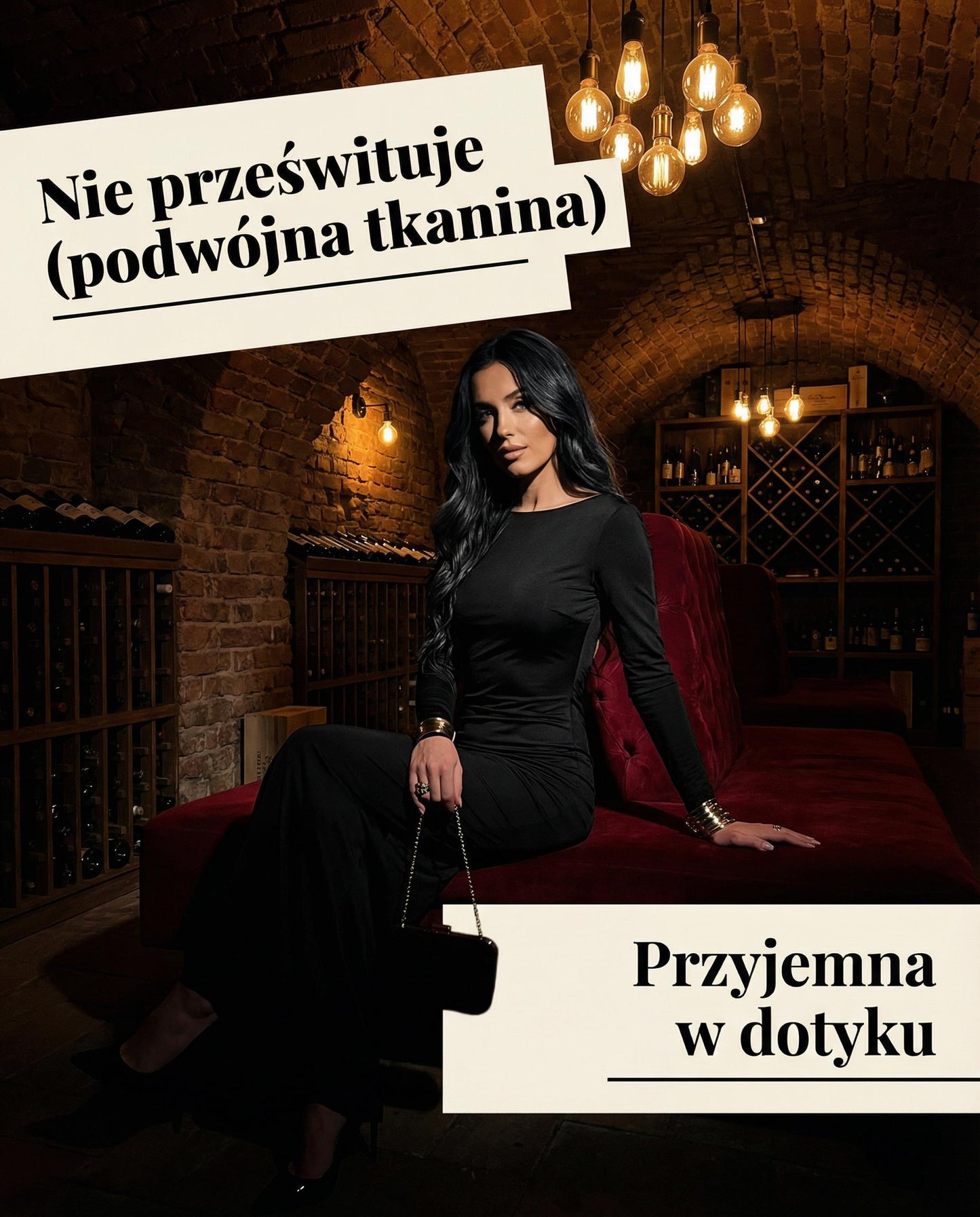 Czarna dopasowana sukienka na Studniówkę maxi z odkrytymi plecami i marszczeniem id:927