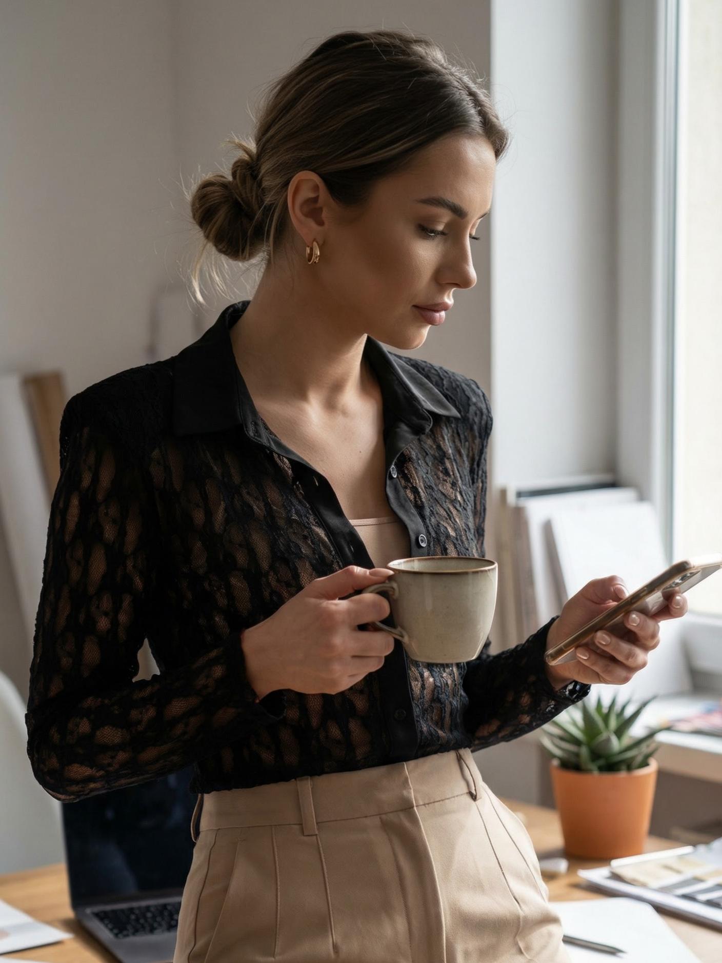 Koronkowe Body Koszulowe z poduszkami id:2337