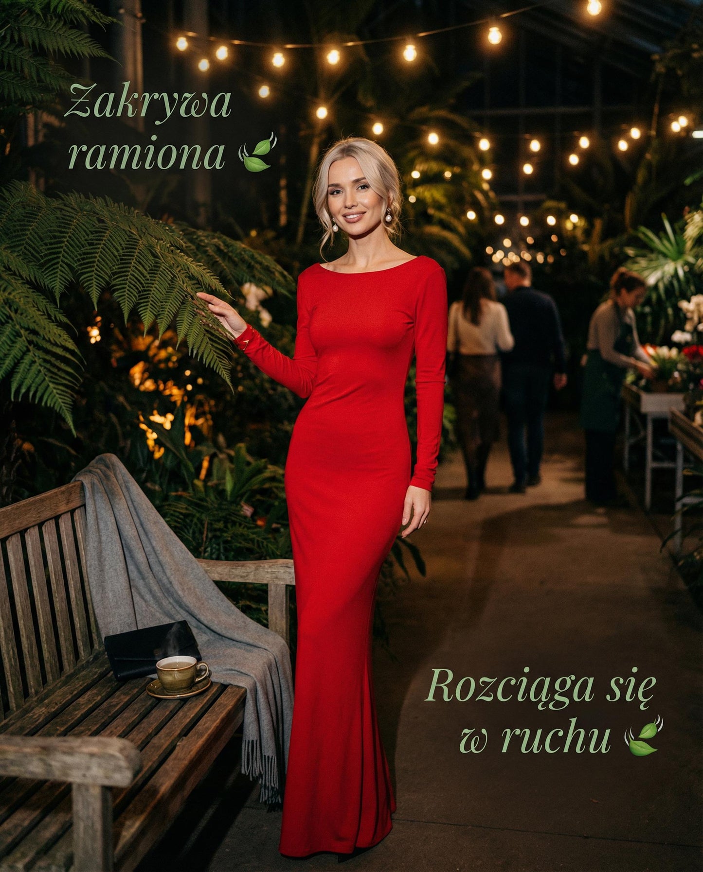 Czerwona sukienka wieczorowa na walentynki z głębokim dekoltem na plecach i marszczeniami modelującymi pośladki id:2038