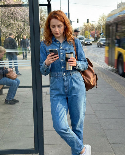 Jeansowy Kombinezon id:2357