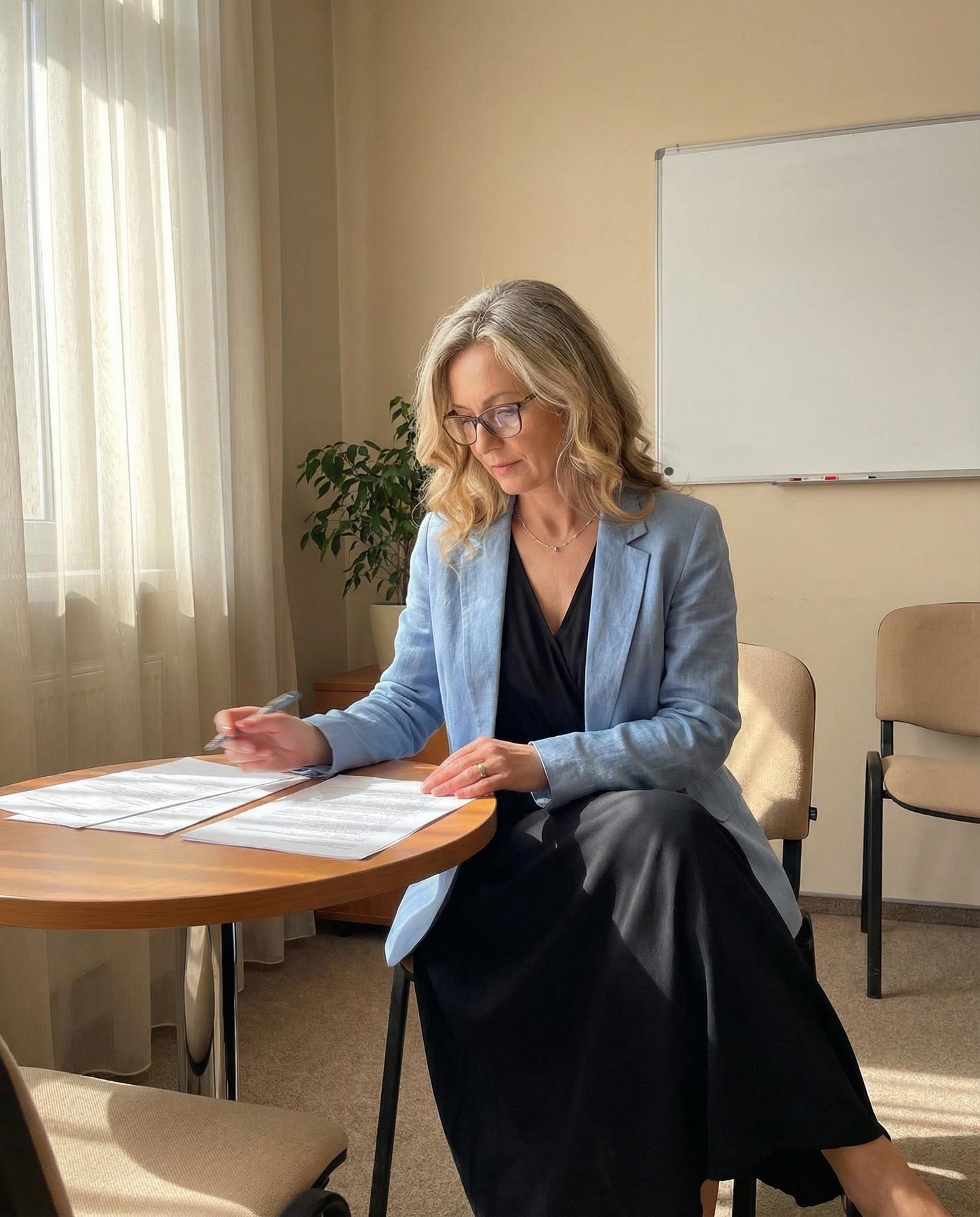 Czarna sukienka elegancka rozkloszowana z wiskozy z bufiastymi rękawami id:962A