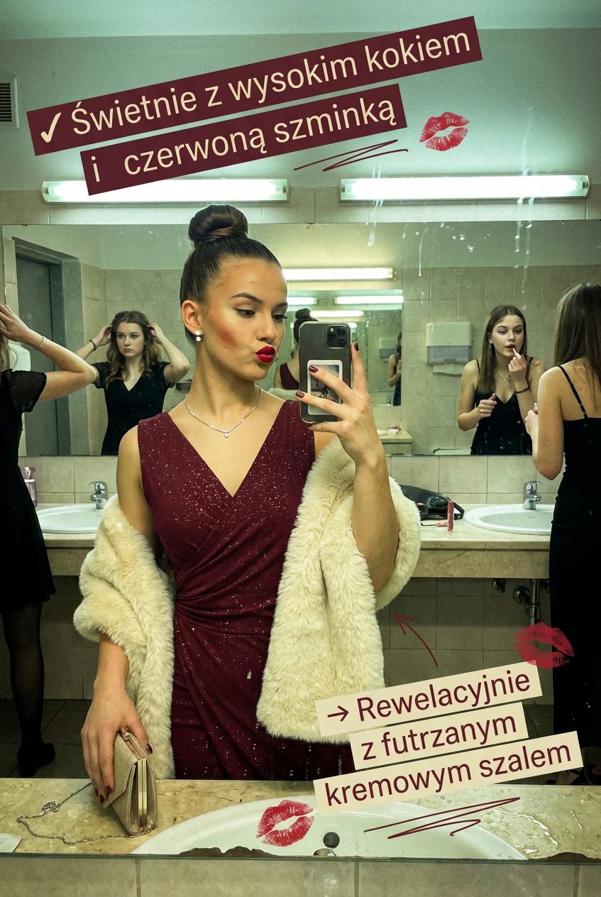 Bordowa brokatowa sukienka maxi wieczorowa na Studniówkę z rozcięciem id:2278