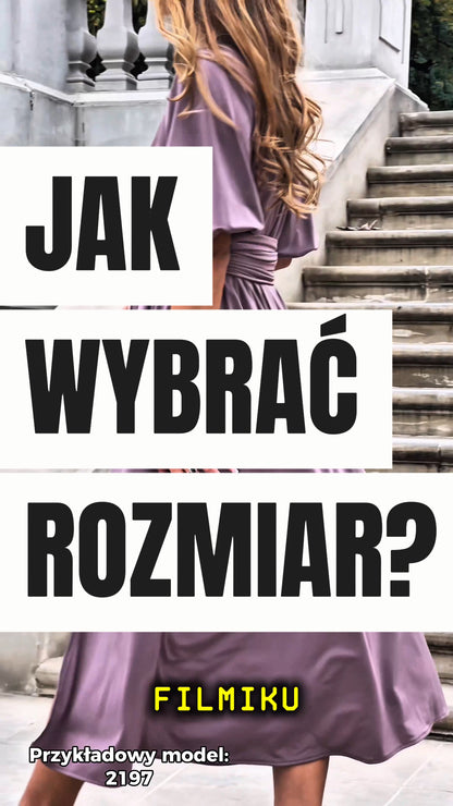 Bawełniana sukienka midi w kolorze jeansowym z muślinu na lato wiązaniem w talii id:2134