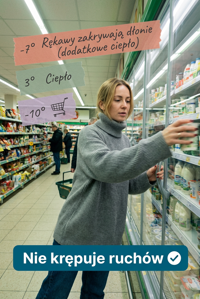 Sweter oversize z golfem w kolorze szarym id:2231