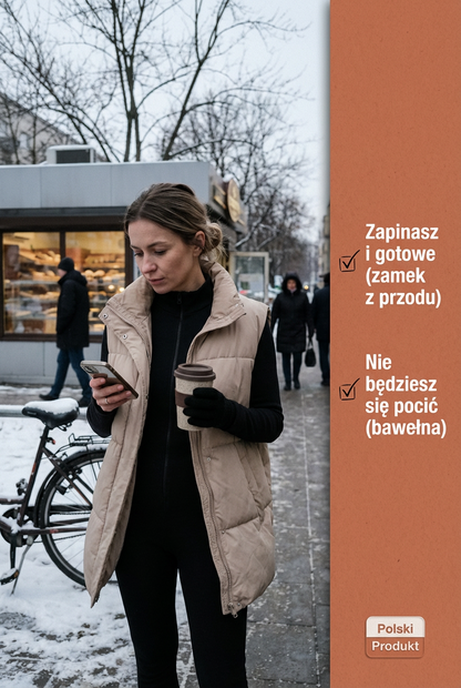 Czarny bawełniany kombinezon prążkowany z długim rękawem id:1260